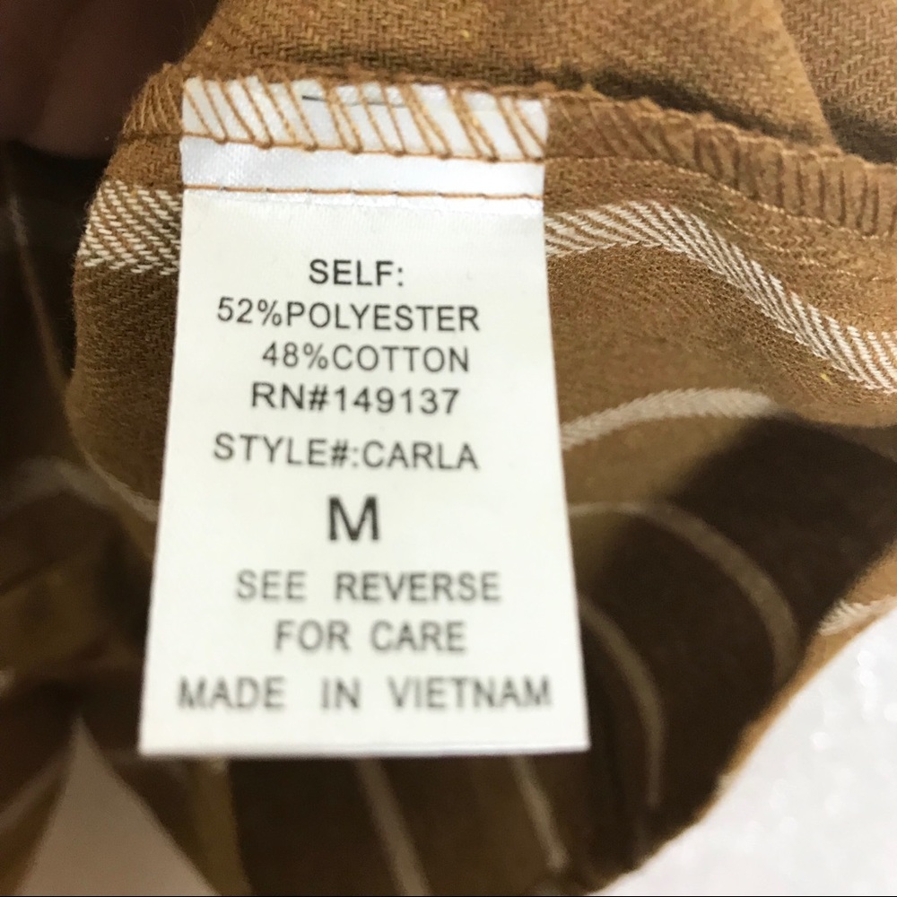 Favlux NWT Carla Pinstripe Button Romper Medium - Picture 7 of 8